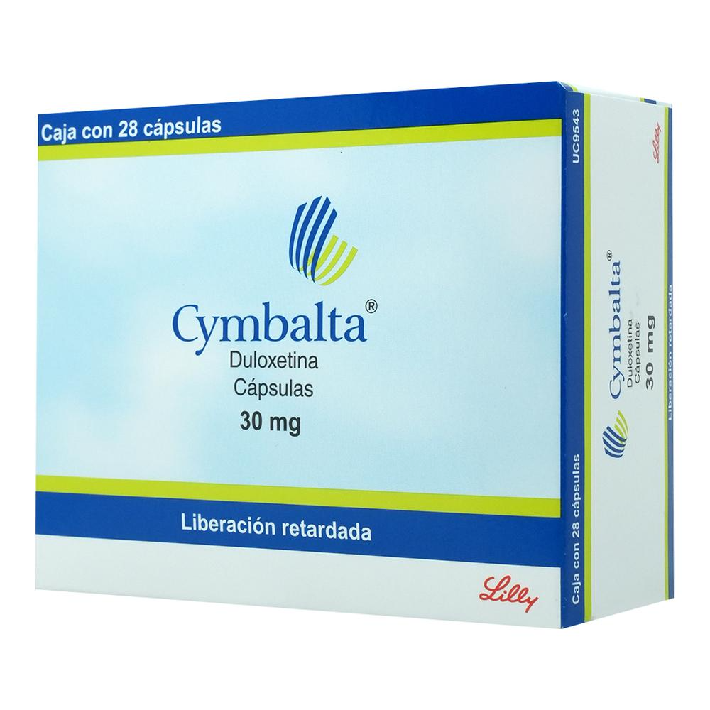 Cymbalta Duloxetina Cápsulas 30 mg Caja c/28