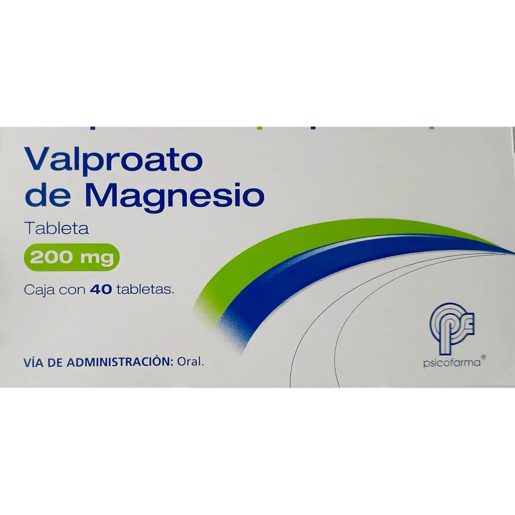 Valproato de Magnesio Caja c/ 40 Tabletas