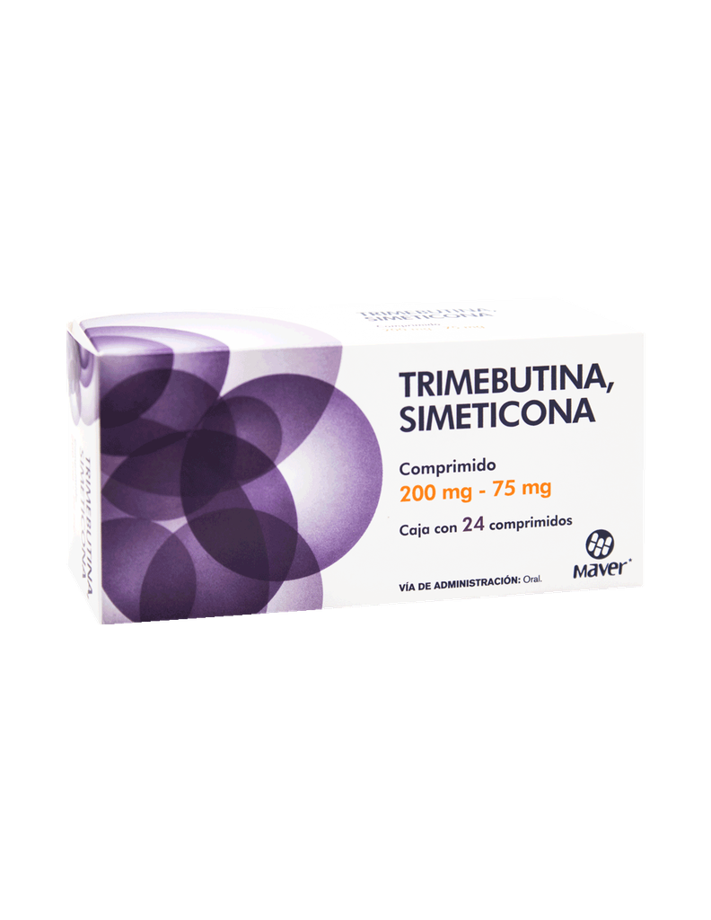 Trimebutina, Simeticona Comprimido